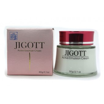 Jigott Active Emulsion Cream - Крем-эмульсия для лица сухой кожи